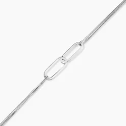 Bracelet Andrea Argent Blanc