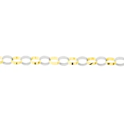 Bracelet Andrej Maille Fantaisie Or Bicolore