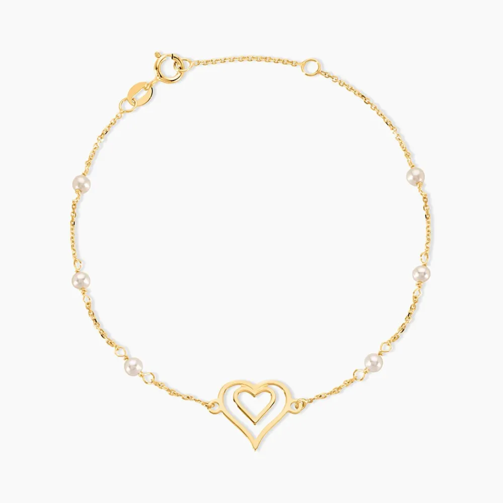 Bracelet Andrieu Or Jaune Perle De Culture|Marc Orian Online