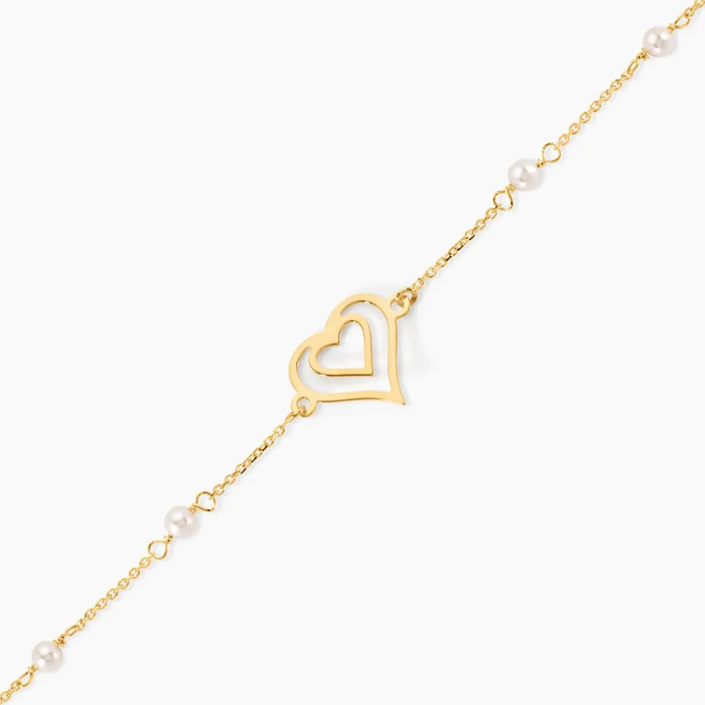 Bracelet Andrieu Or Jaune Perle De Culture|Marc Orian Online