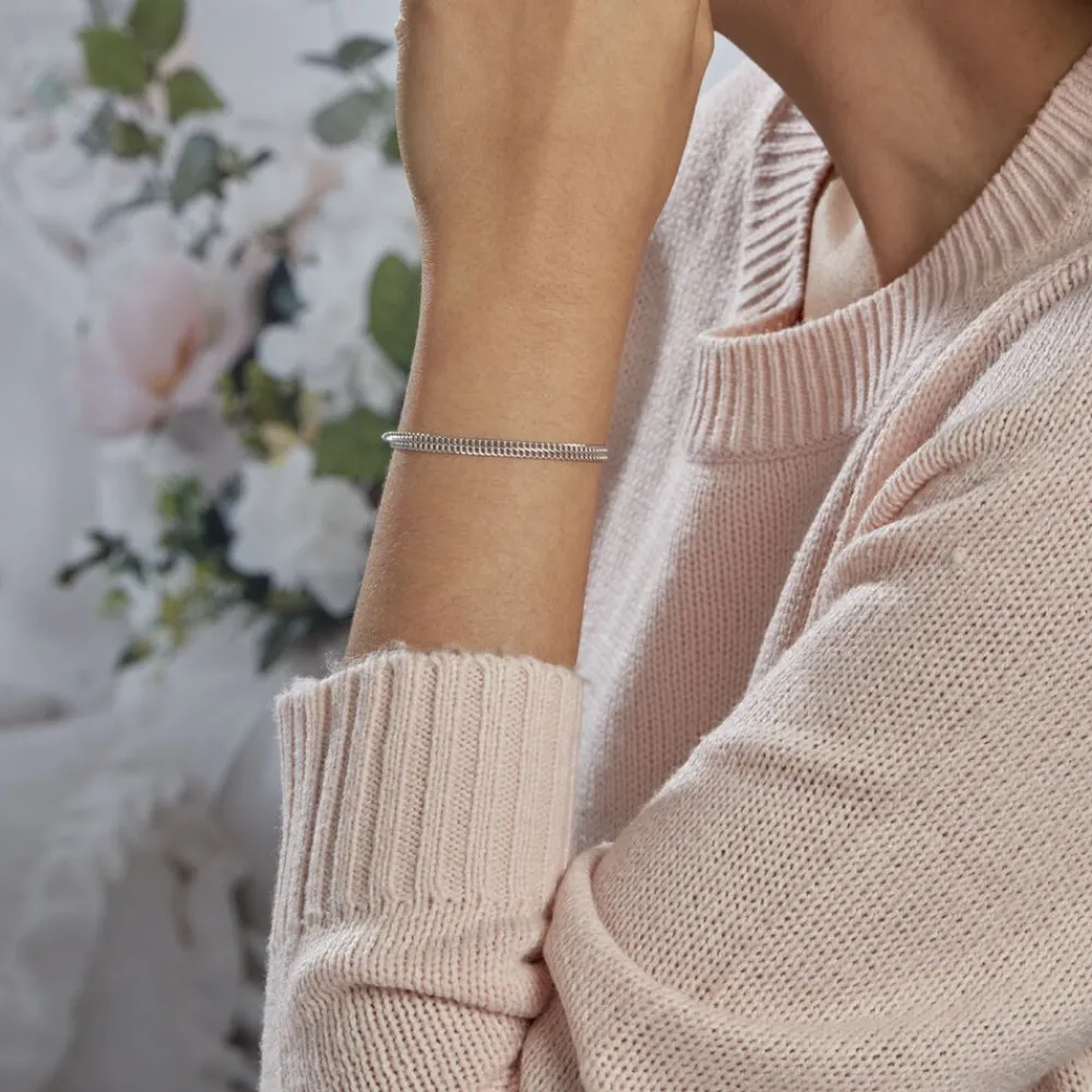 Bracelet Anne-sylvieae Argent Blanc|Marc Orian New