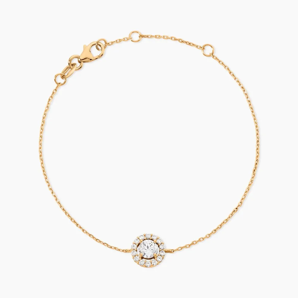Bracelet Annissa Plaqué Or Jaune Oxyde De Zirconium|Marc Orian Online