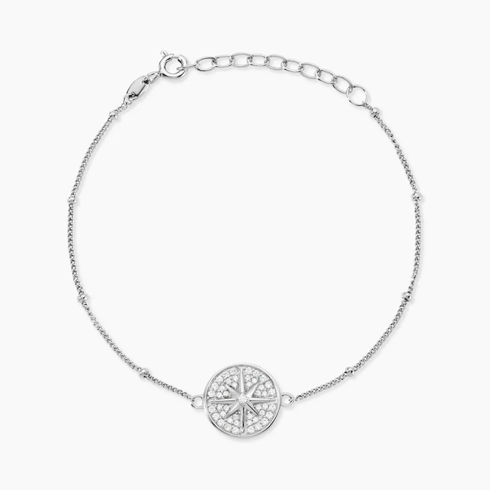 Bracelet Apollinaris Argent Blanc Oxyde De Zirconium
