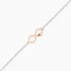 Bracelet Argent Bicolore Vikenti