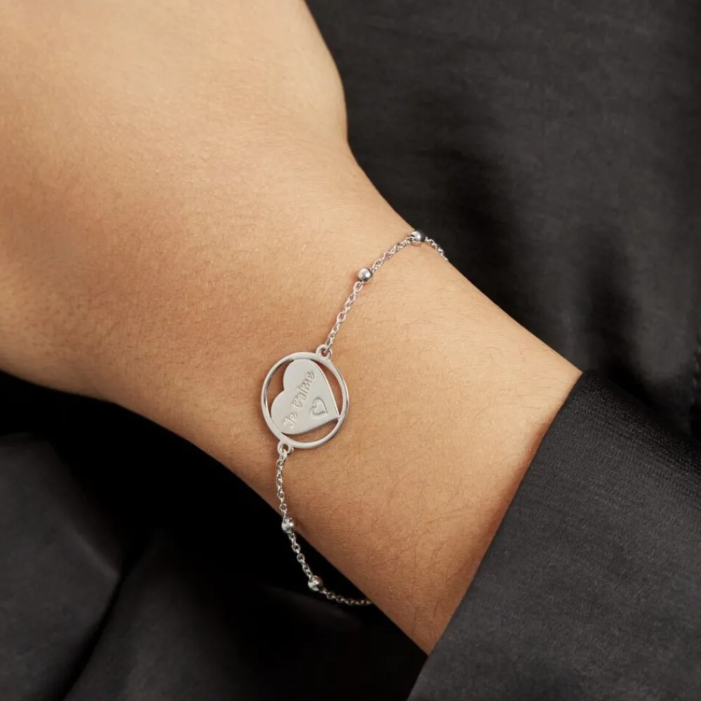 Bracelet Argent Blanc Akosua|Marc Orian Outlet