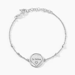 Bracelet Argent Blanc Akosua|Marc Orian Outlet