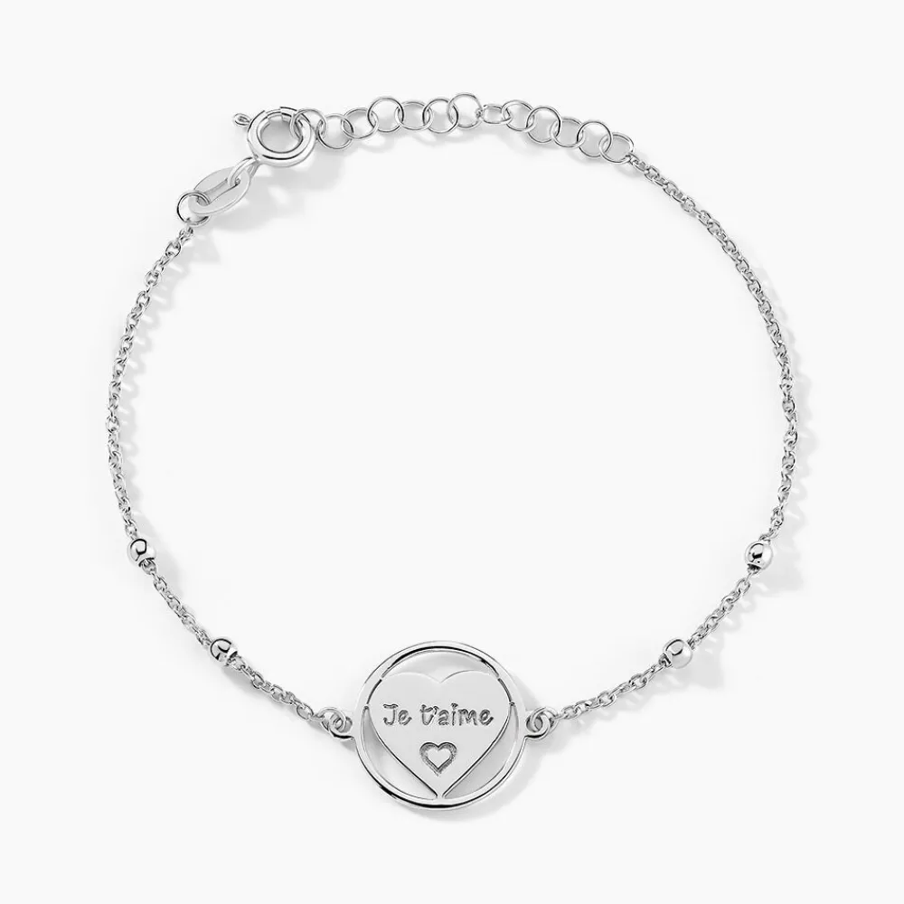 Bracelet Argent Blanc Akosua|Marc Orian Outlet