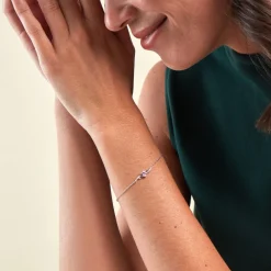 Bracelet Argent Blanc Avalon Oxyde De Zirconium|Marc Orian Sale