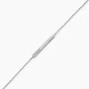 Bracelet Argent Blanc Evodie Oxyde De Zirconium