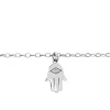 Bracelet Argent Blanc Fahem