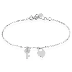 Bracelet Argent Blanc Jim|Marc Orian Hot