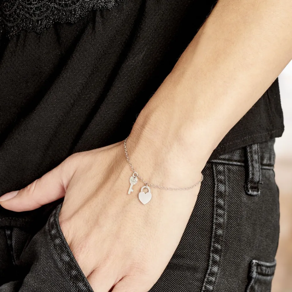 Bracelet Argent Blanc Jim|Marc Orian Hot