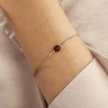 Bracelet Argent Blanc Katoucha Ambre|Marc Orian New