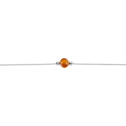 Bracelet Argent Blanc Katoucha Ambre|Marc Orian New