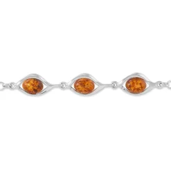 Bracelet Argent Blanc Mounyaae Ambre|Marc Orian Discount