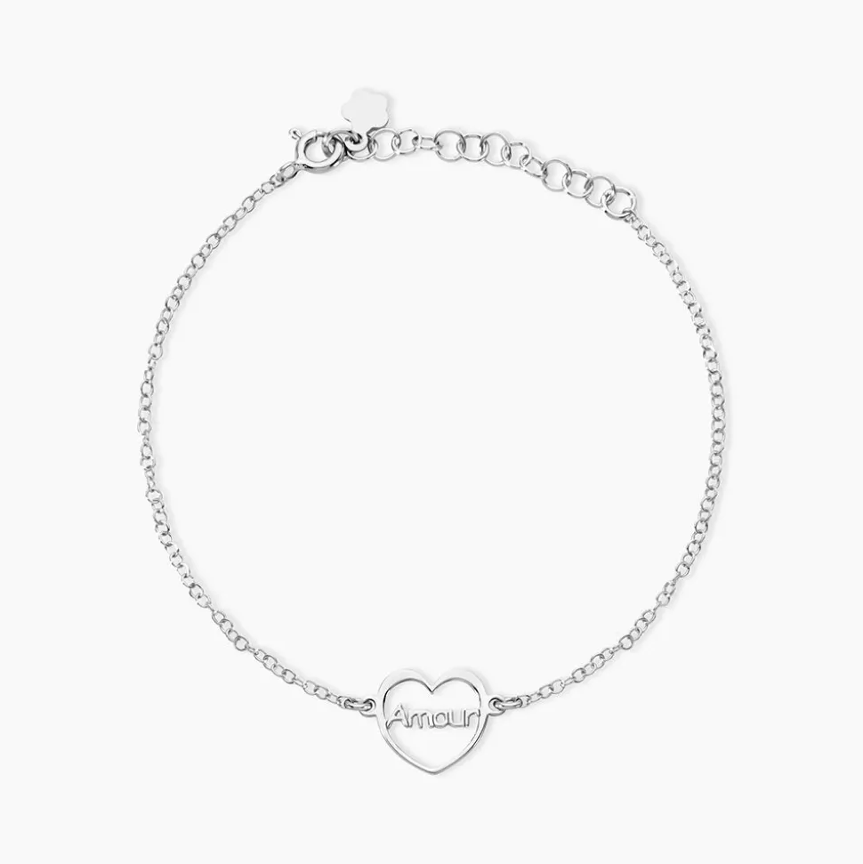 Bracelet Argent Blanc Nalani