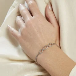 Bracelet Argent Blanc Nos