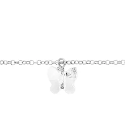 Bracelet Argent Blanc Patriki Cristal De Swarovski