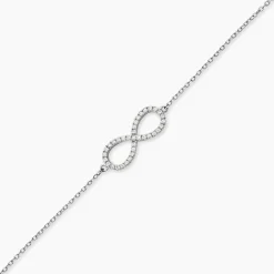 Bracelet Argent Blanc Rowan Oxyde De Zirconium