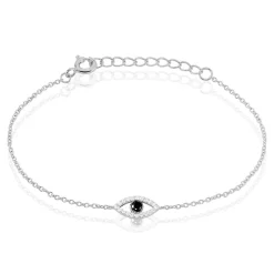Bracelet Argent Blanc Shemsi Oxyde De Zirconium|Marc Orian Online