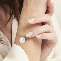 Bracelet Argent Blanc Tana Nacre|Marc Orian