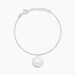 Bracelet Argent Blanc Tana Nacre|Marc Orian
