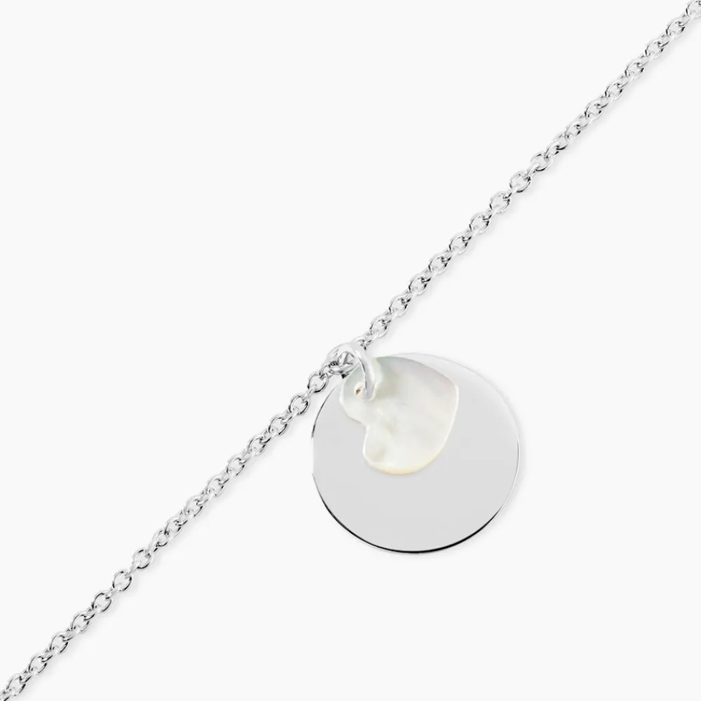 Bracelet Argent Blanc Tana Nacre|Marc Orian