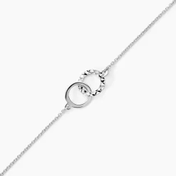 Bracelet Argent Blanc Ula