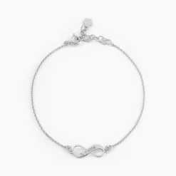Bracelet Argent Blanc Wandis