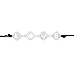 Bracelet Argent Dustin Cordon Pastilles Oxyde|Marc Orian Clearance