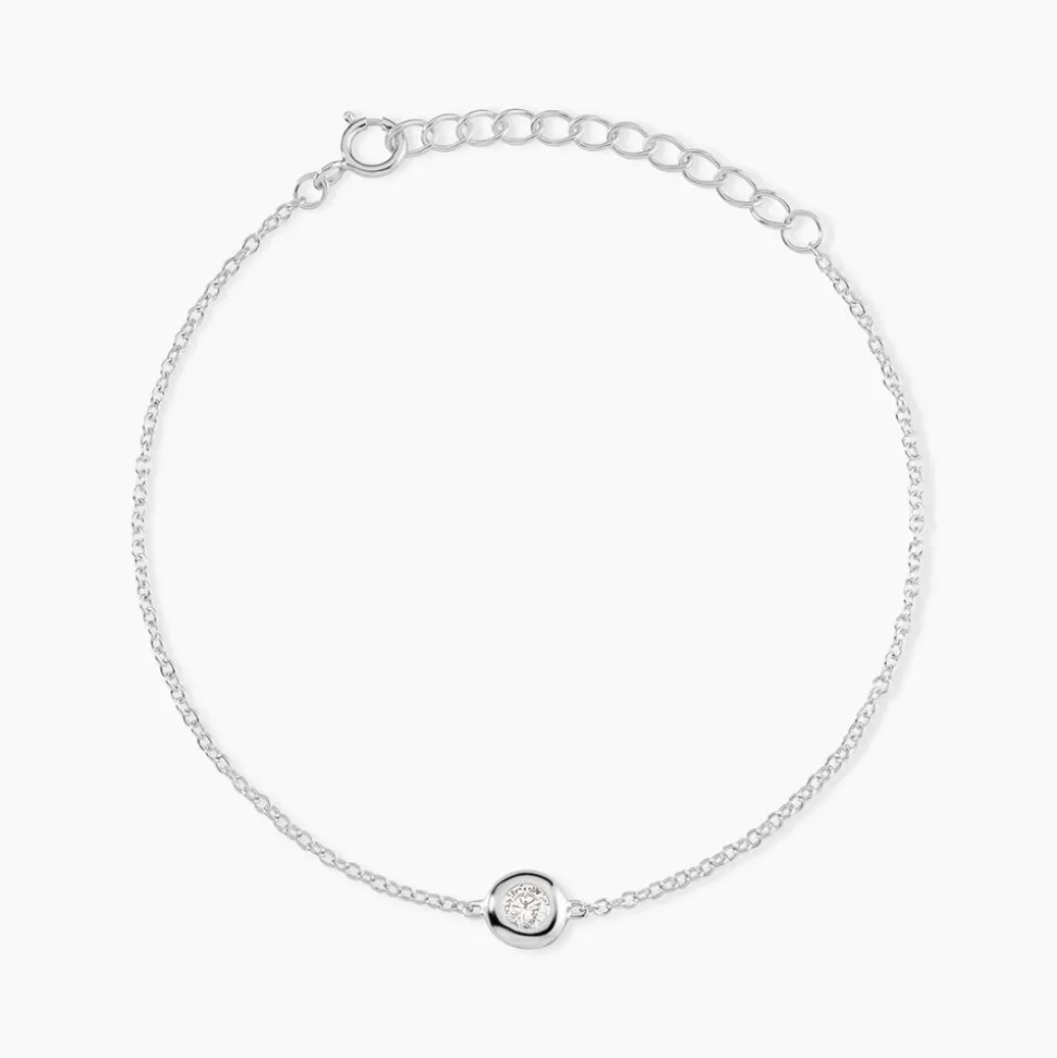 Bracelet Argent Laureano Oxydes De Zirconium