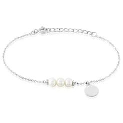 Bracelet Argent Letinno Perles|Marc Orian Online