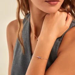 Bracelet Argent Rose Avalon Oxyde De Zirconium|Marc Orian Outlet