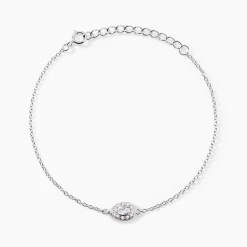 Bracelet Argent Tania Oxydes De Zirconium