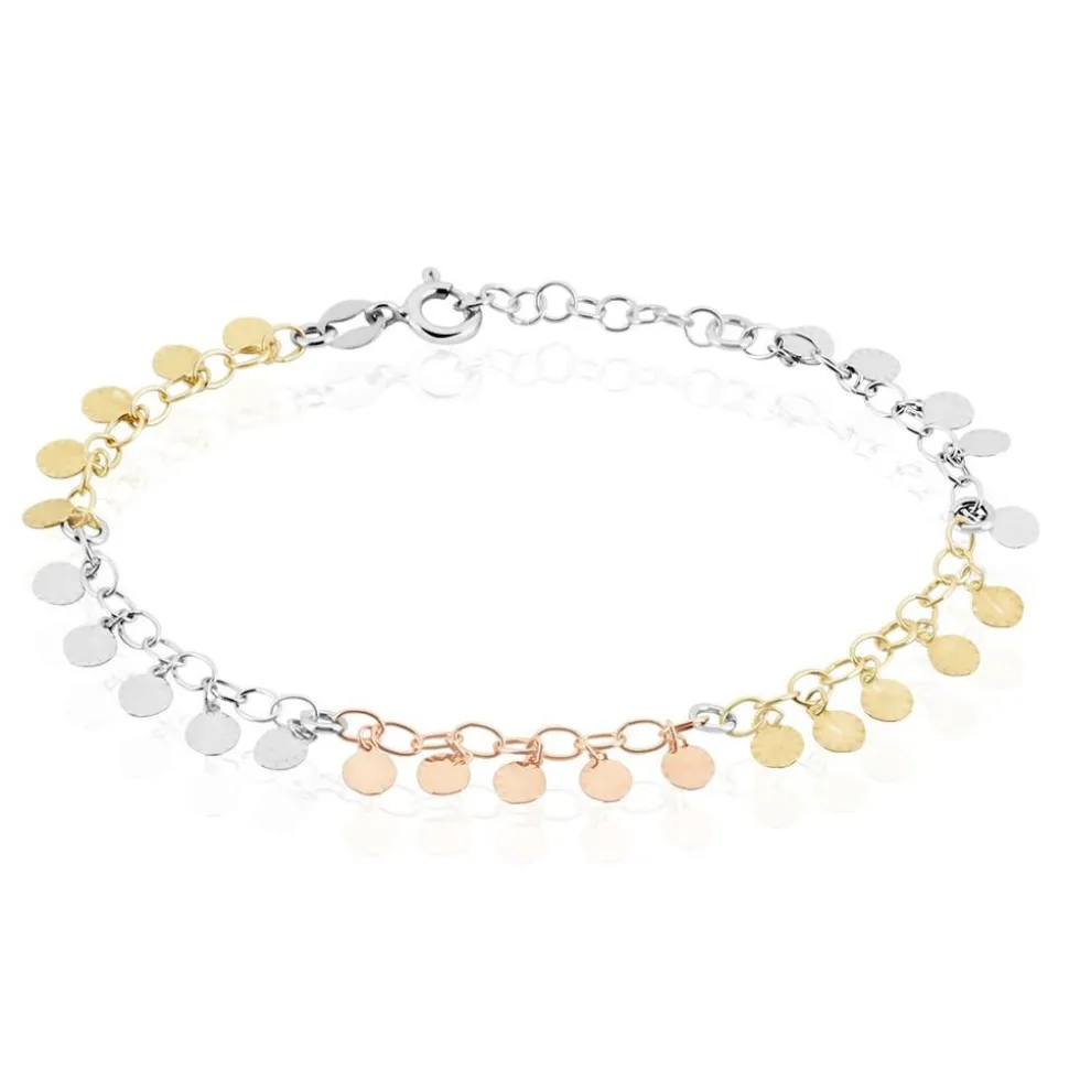 Bracelet Argent Tricolore Bop
