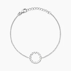 Bracelet Argent Valero Oxydes De Zirconium