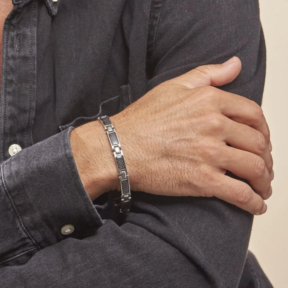 Bracelet Arnaud Acier Blanc|Marc Orian Best