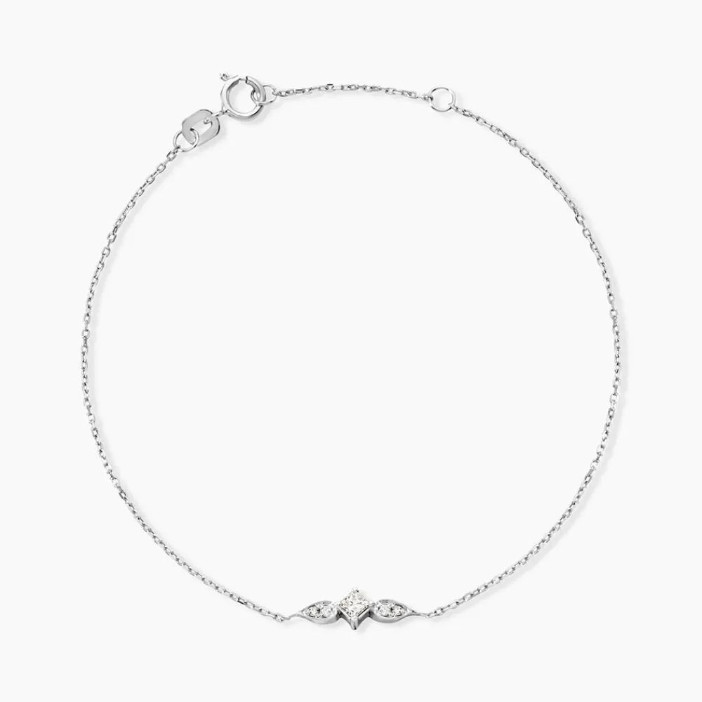 Bracelet Art Deco Or Blanc Diamant|Marc Orian Hot