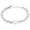 Bracelet Ashoka Argent Blanc Céramique|Marc Orian Best