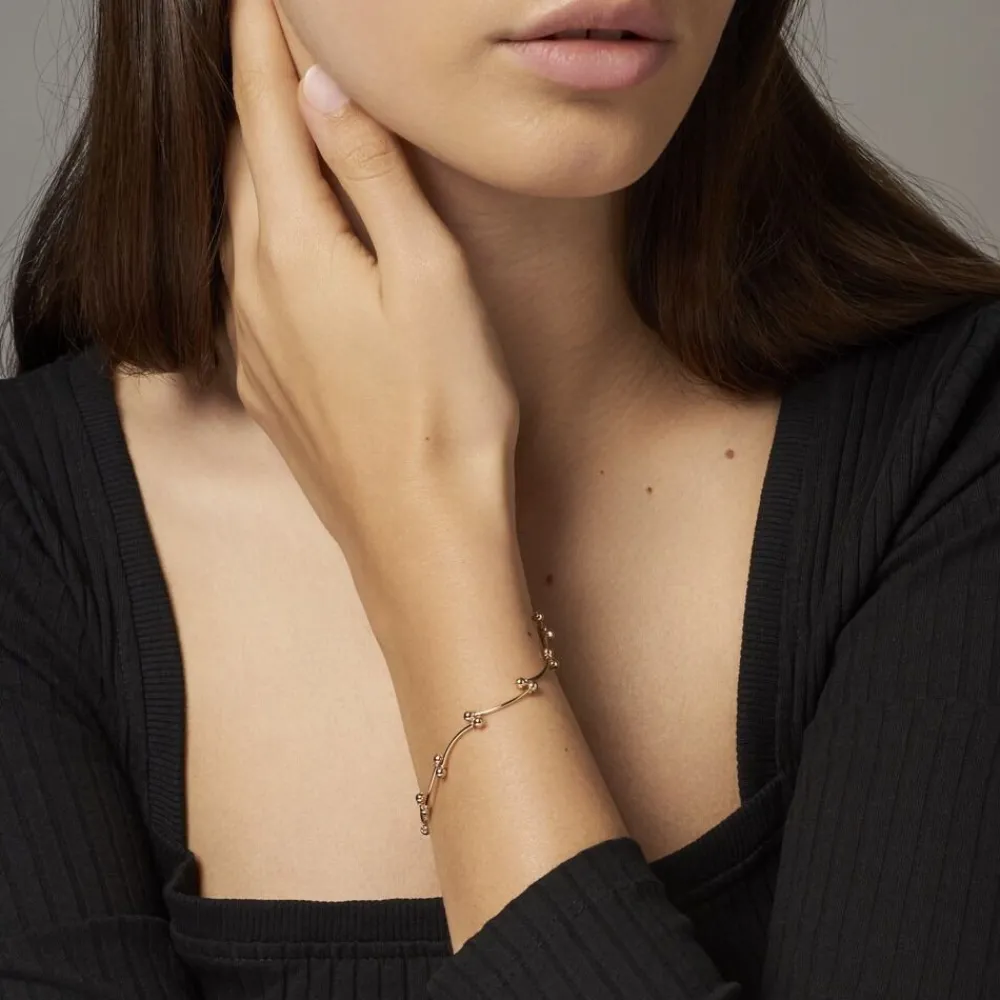 Bracelet Assma Plaqué Or Jaune|Marc Orian Hot