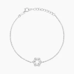 Bracelet Astrea Argent Blanc Oxyde De Zirconium