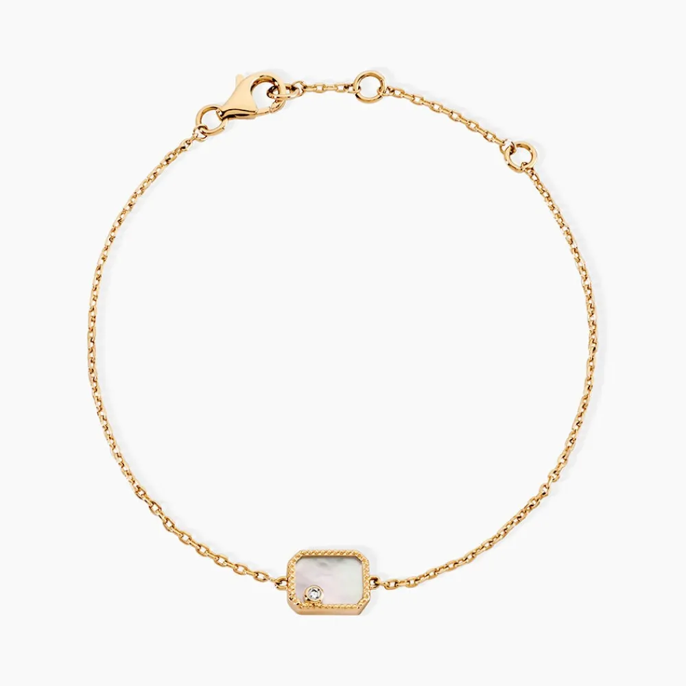 Bracelet Astria Plaqué Or Jaune Nacre|Marc Orian Best