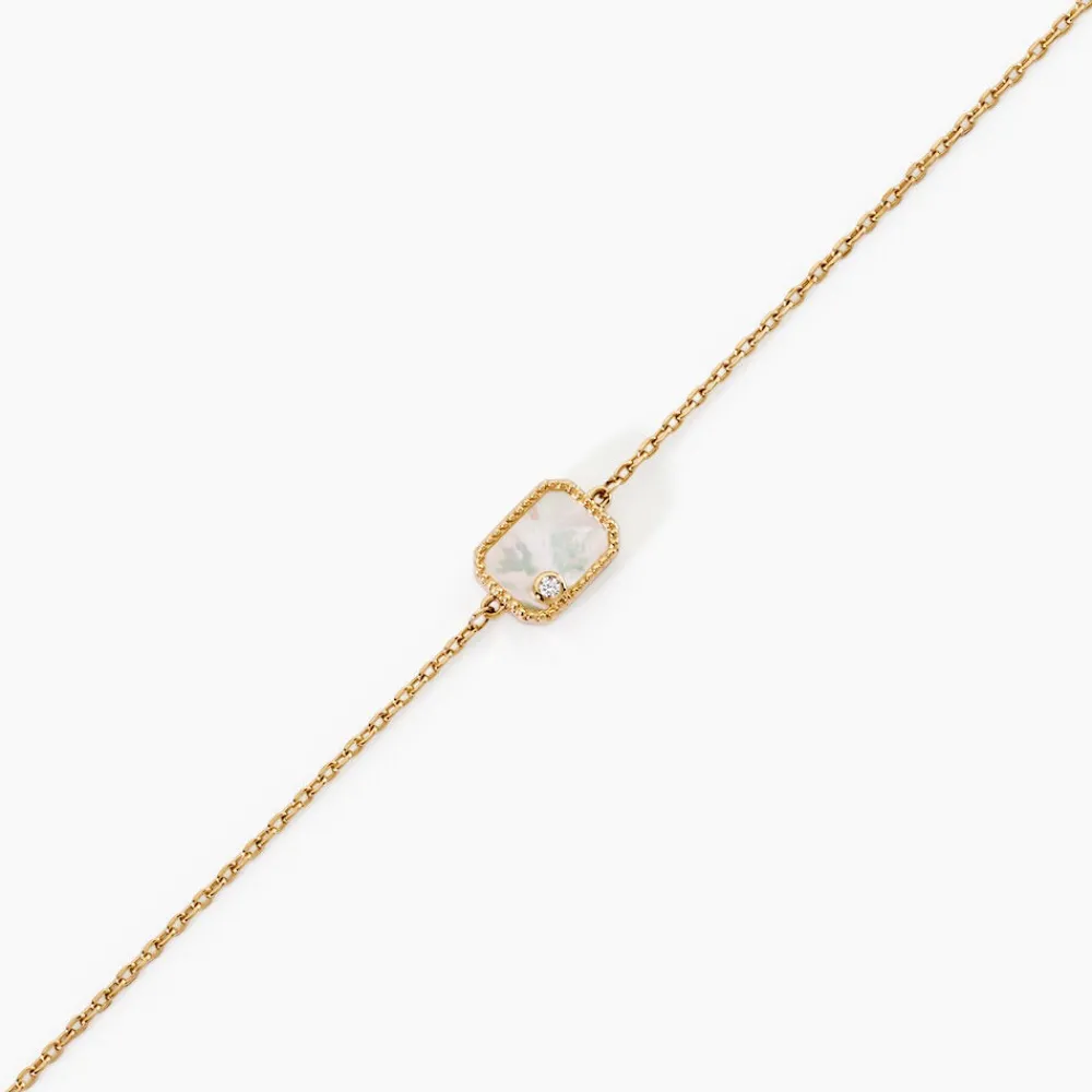 Bracelet Astria Plaqué Or Jaune Nacre|Marc Orian Best