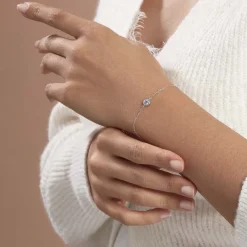 Bracelet Auxana Argent Blanc Oxyde De Zirconium|Marc Orian Clearance