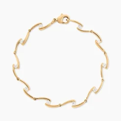 Bracelet Ayda Plaqué Or Jaune Oxyde De Zirconium|Marc Orian Best
