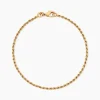 Bracelet Azelys Maille Corde Plaqué Or Jaune|Marc Orian Clearance