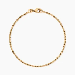 Bracelet Azelys Maille Corde Plaqué Or Jaune|Marc Orian Clearance