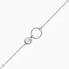 Bracelet Bastiano Argent Blanc Oxyde De Zirconium