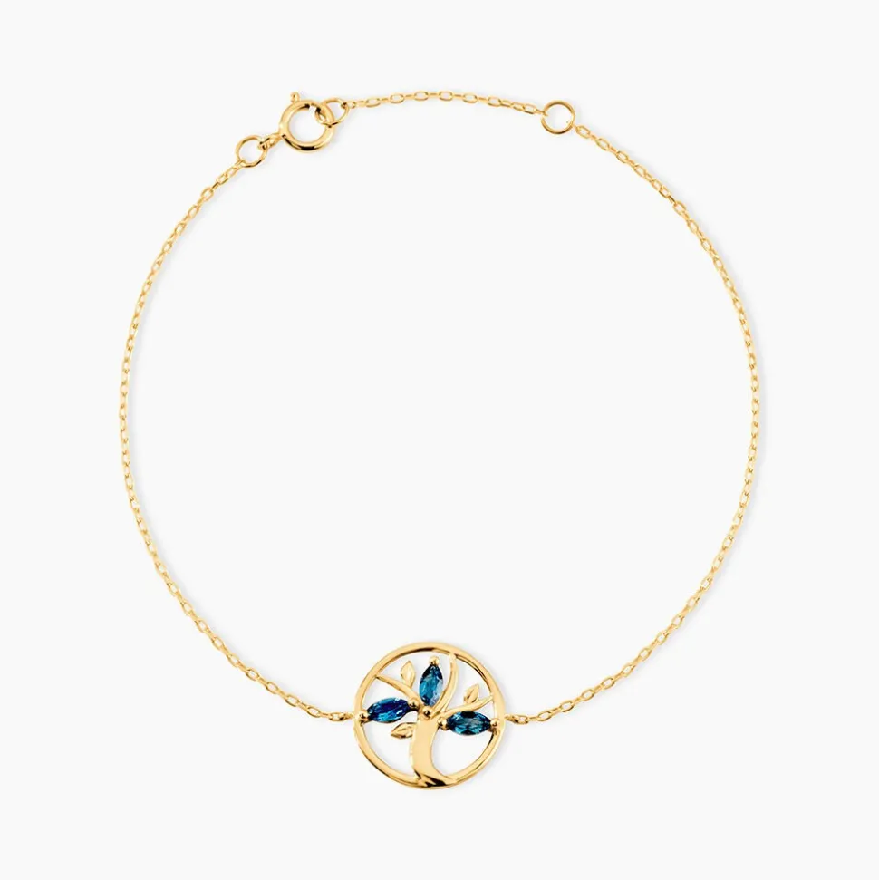 Bracelet Baylee Or Jaune Topaze