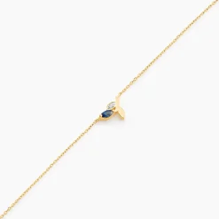 Bracelet Bendt Or Jaune Saphir Diamant